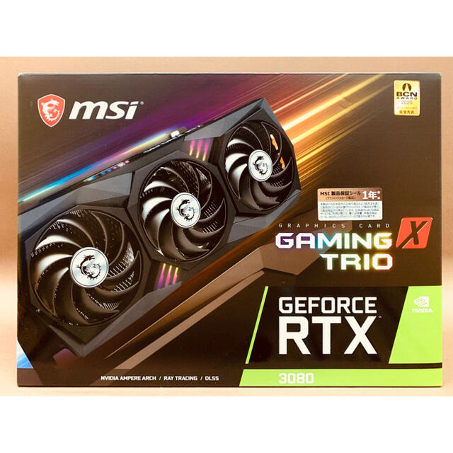 スマホ/家電/カメラ新品 MSI RTX 3080 GAMING X TRIO 10G