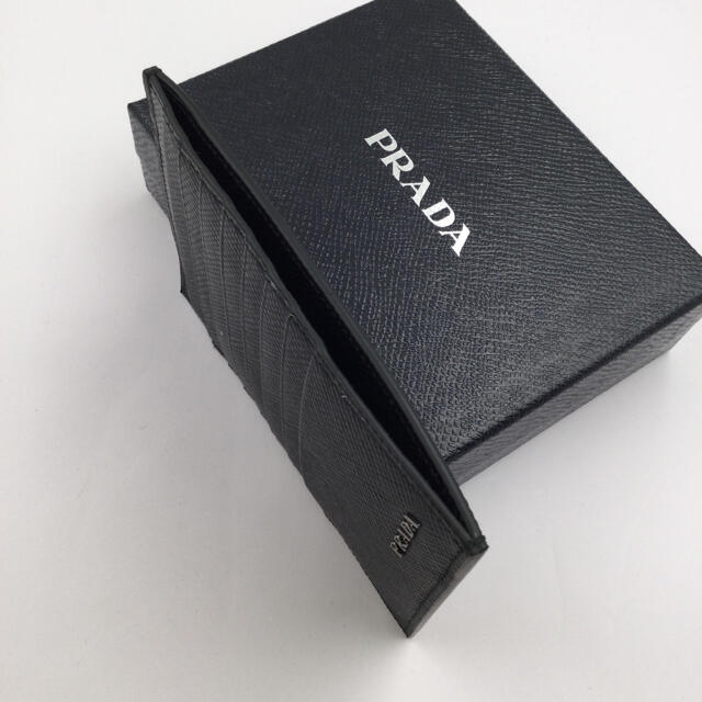 PRADA 新品未使用 PRADA プラダ カードケース／コインケース 黒色