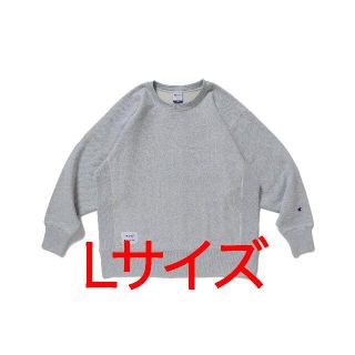 ダブルタップス(W)taps)のグレー L WTAPS CHAMPION CREWNECK SWEATSHIRT(スウェット)