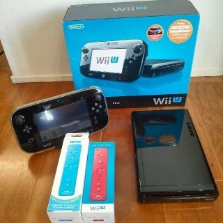 ウィーユー(Wii U)の[yukipi様専用！！]WiiU 本体 コントローラー ヌンチャクセット(家庭用ゲーム機本体)