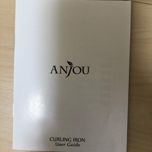 【値下げ】Anjou ヘアアイロン 32mm AJ-PCA030 スマホ/家電/カメラの美容/健康(ヘアアイロン)の商品写真