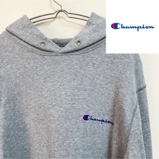 チャンピオン(Champion)の【最終お値下げ】Champion スウェットパーカー 刺繍ロゴ(パーカー)