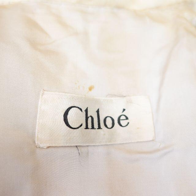 Chloe(クロエ)の■Chloe コート オフホワイト レディース レディースのジャケット/アウター(毛皮/ファーコート)の商品写真