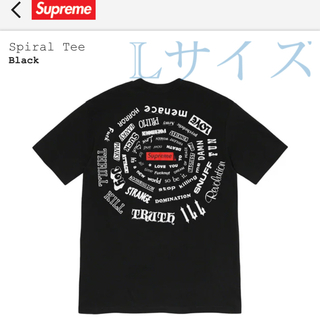 Supreme - supreme spiral tee black Lの通販 by taichi's shop ...