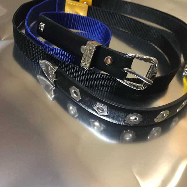 TOGA - TOGA VIRIlIS Leather nylon belt 新品の通販 by のの's shop 