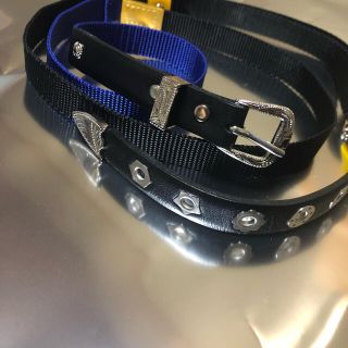 トーガ(TOGA)のTOGA VIRIlIS Leather nylon belt 新品(ベルト)