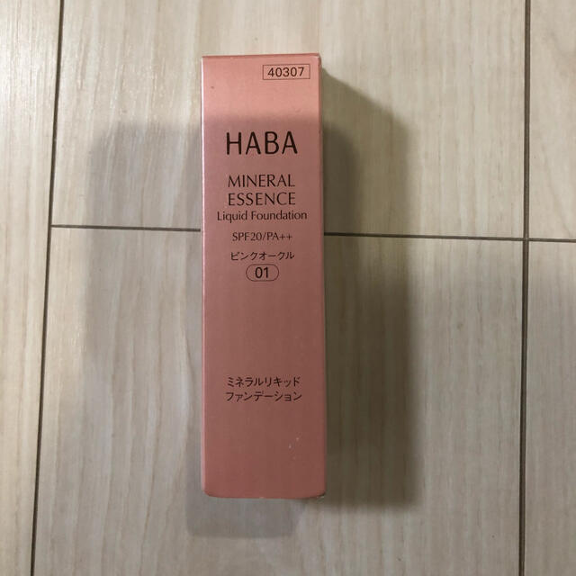 HABA(ハーバー)のHABA　ミネラルリキッド　ファンデーション　ピンクオークル01  30ml コスメ/美容のベースメイク/化粧品(ファンデーション)の商品写真