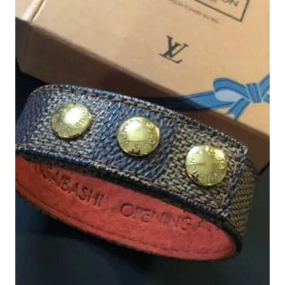 ルイヴィトン(LOUIS VUITTON)のルイヴィトン ダミエ リストバンド ブレスレット 値下げ(ブレスレット/バングル)