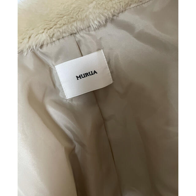 MURUA(ムルーア)のMURUA ファーコート レディースのジャケット/アウター(ロングコート)の商品写真