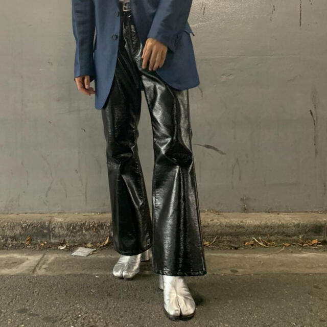 MM6 Maison Margiela】足袋ブーツ シルバーブーツ MM6 Maison Margiela】足袋ブーツ シルバーブーツ