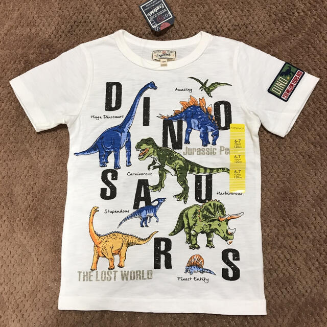 motherways(マザウェイズ)の120cm  マザウェイズ　恐竜　Tシャツ キッズ/ベビー/マタニティのキッズ服男の子用(90cm~)(Tシャツ/カットソー)の商品写真