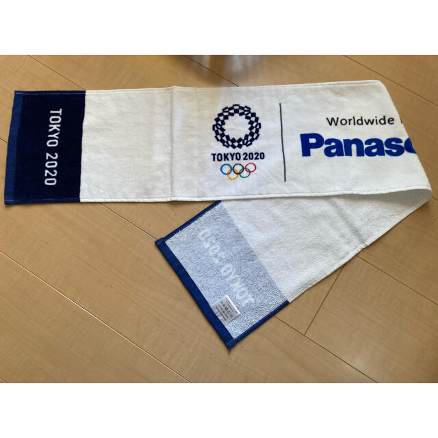 Panasonic(パナソニック)の2020年東京オリンピック 公式Panasonicタオル エンタメ/ホビーのコレクション(ノベルティグッズ)の商品写真
