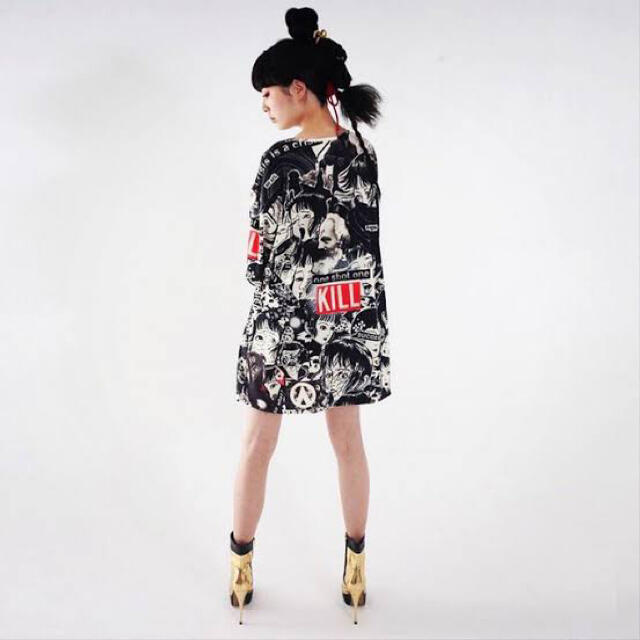 meewee dinkee 少女椿 コラージュTシャツ