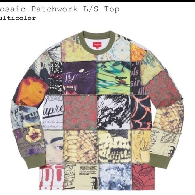 Tシャツ/カットソー(七分/長袖)Supreme Mosaic Patchwork L/S