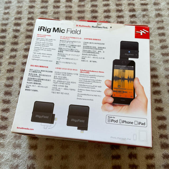 iRig Mic Field 楽器のレコーディング/PA機器(マイク)の商品写真