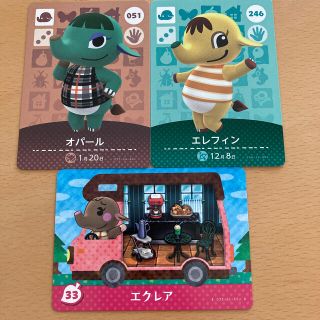 ニンテンドウ(任天堂)のどうぶつの森　amiiboカード　ゾウさんセット(カード)