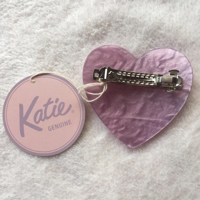 Katie(ケイティー)の未使用 ケイティ バレッタ シェル ヘアアクセサリー パープル ゆめかわいい レディースのヘアアクセサリー(バレッタ/ヘアクリップ)の商品写真