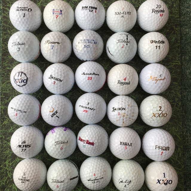 ロストボール  メーカー色々  ❸  30球 スポーツ/アウトドアのゴルフ(その他)の商品写真
