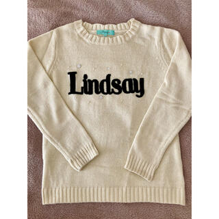 リンジィ(Lindsay)のLindsay♡ロゴニットL(160cm)(ニット)