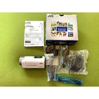 ビクター(Victor)の【展示品/未使用品】JVC Everio エブリオ GZ-F117-W 32GB(ビデオカメラ)