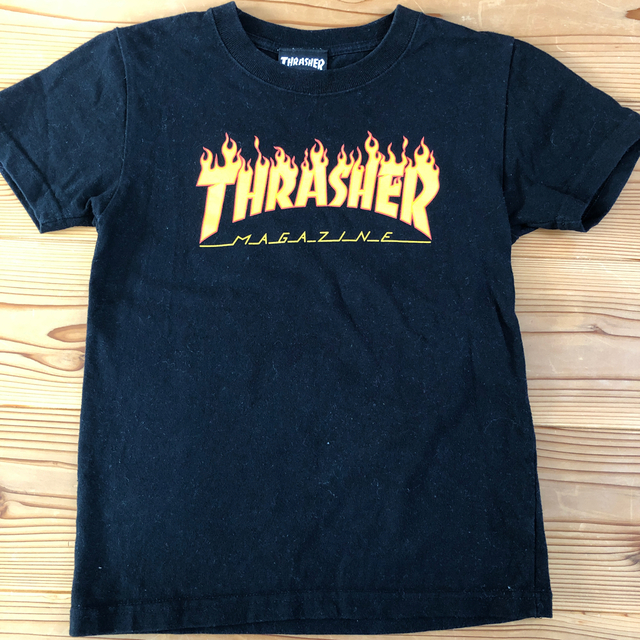 THRASHER(スラッシャー)のTHRASHER🛹130cm🔥 キッズ/ベビー/マタニティのキッズ服男の子用(90cm~)(Tシャツ/カットソー)の商品写真