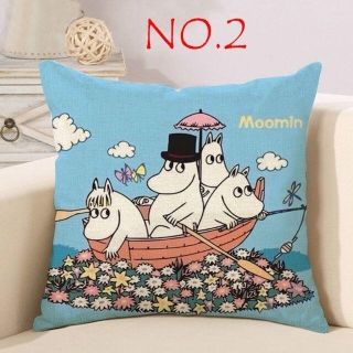 MOOMIN　クッションカバー　北欧　ムーミン(クッションカバー)