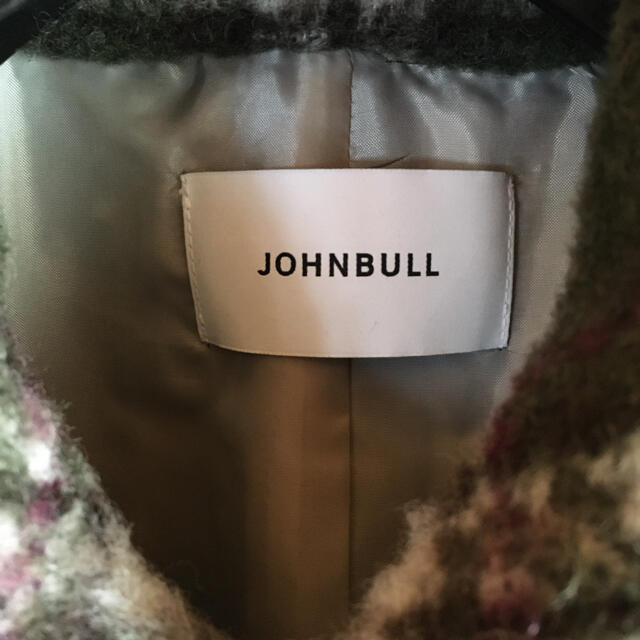 JOHNBULL(ジョンブル)のジョンブル JOHNBULL シャギーチェックCPOショートコート レディースのジャケット/アウター(ブルゾン)の商品写真