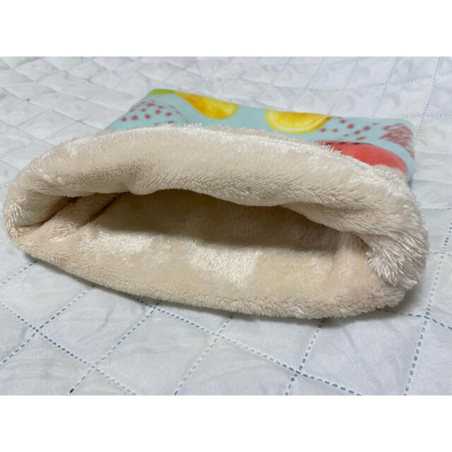 【sale】小動物用寝袋ボア(フルーツ) その他のペット用品(小動物)の商品写真