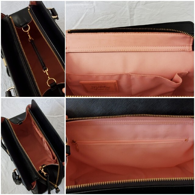 Samantha Vega(サマンサベガ)のサマンサベガ トートバッグ ハンドバッグ ブラック 黒 通勤バッグ かばん 鞄 レディースのバッグ(トートバッグ)の商品写真