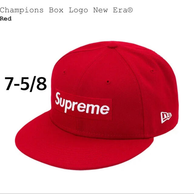 Supreme champions Box Logo New Era blackメンズ