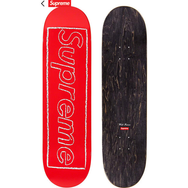 Red Supreme 19FW Smoke Skateboard