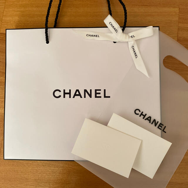 CHANEL - CHANEL シャネル ショッパー紙袋 ナイロン袋 メッセージ