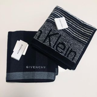 ジバンシィ(GIVENCHY)の未使用　メンズハンカチ2枚セット(ハンカチ/ポケットチーフ)