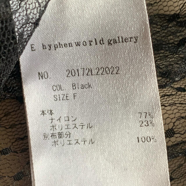 E hyphen world gallery(イーハイフンワールドギャラリー)のチュール　スカート レディースのスカート(ロングスカート)の商品写真