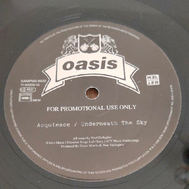 驚きの値段 超レア20年前 Oasis オアシス 名曲 プロモ盤 アナログレコード 人気ショップが最安値挑戦 Khappykombucha Com