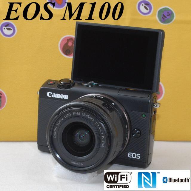 美品◆Bluetoothu0026Wi-Fi 自撮り★CANON EOS M100