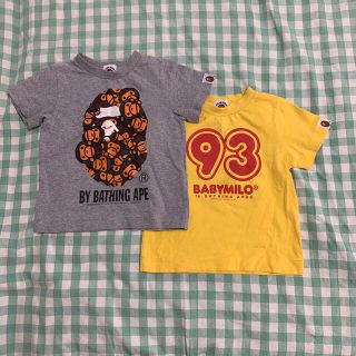 アベイシングエイプ(A BATHING APE)のBAPE 90サイズＴシャツ2枚セット(Tシャツ/カットソー)