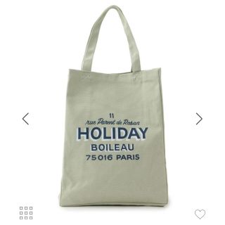 アパルトモンドゥーズィエムクラス(L'Appartement DEUXIEME CLASSE)のHOLIDAY BOILEAU ホリディ ボワロ 新品未使用(トートバッグ)