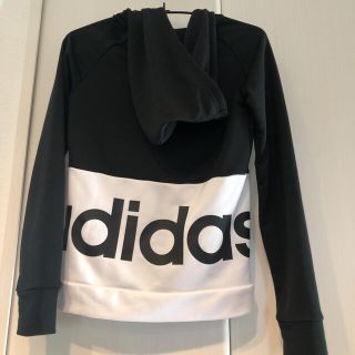 アディダス(adidas)のアディダス　ジャージ　パーカー　女の子　キッズ(ジャケット/上着)