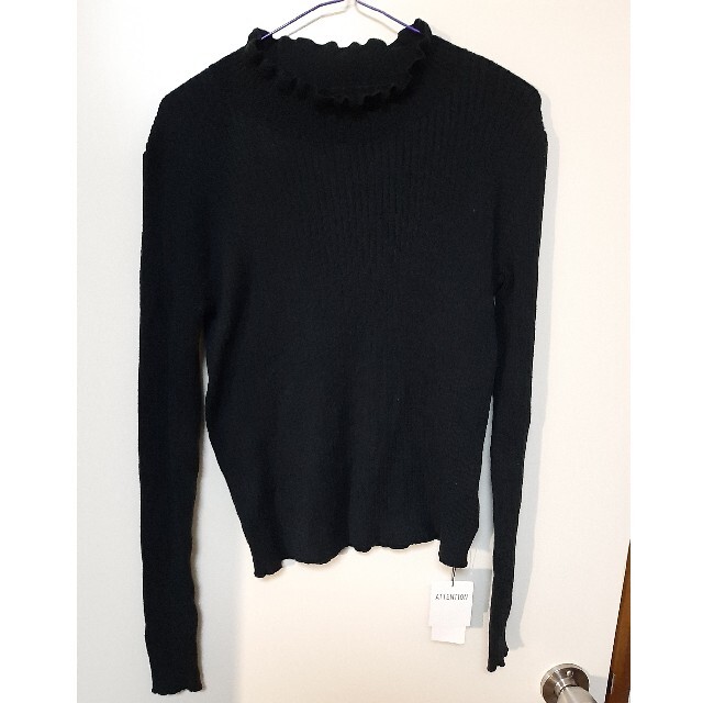 黒　ハイネックセーター レディースのトップス(ニット/セーター)の商品写真