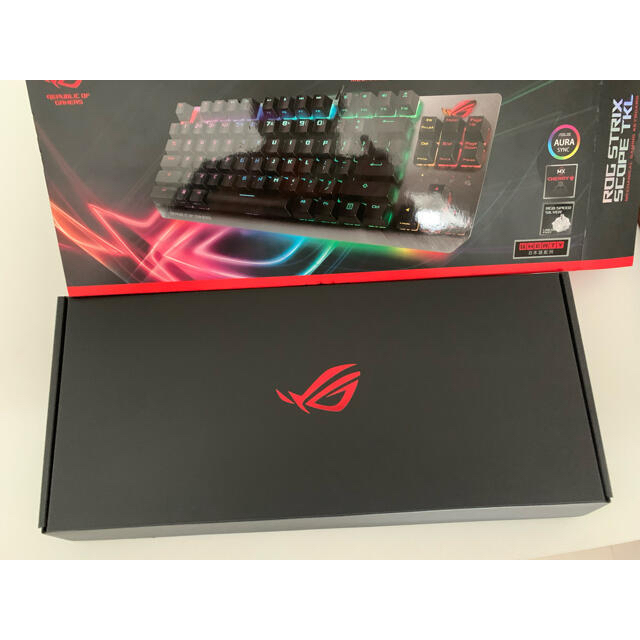 ASUS - ASUS 銀軸 ゲーミングキーボード X802 STRIX SCOPE TKLの通販 ...