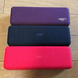 ジンズ(JINS)のJINS メガネケース＋メガネ拭き　3セット(サングラス/メガネ)