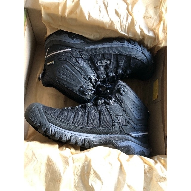 メンズKEEN TARGHEE EXP MID BLACK 27cm