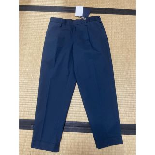 カラー(kolor)のkolor 20aw テーパードパンツ (C/Nクロス) サイズ1 ネイビー(スラックス)