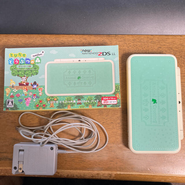 ゲームソフトゲーム機本体Newニンテンドー2DS LL とびだせ どうぶつの森 amiibo＋パック/3