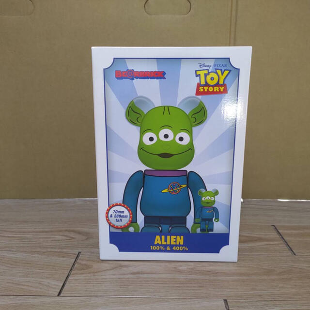 MEDICOM TOY(メディコムトイ)のBe@rbrick  Toy Story Alien 400 エンタメ/ホビーのフィギュア(その他)の商品写真