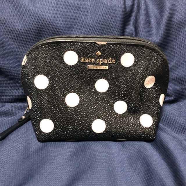 kate spade new york(ケイトスペードニューヨーク)のケイトスペード　水玉ポーチ レディースのファッション小物(ポーチ)の商品写真