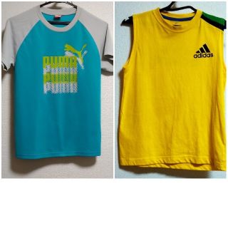 アディダス(adidas)の男の子　150サイズ　半袖、ノースリーブ(Tシャツ/カットソー)