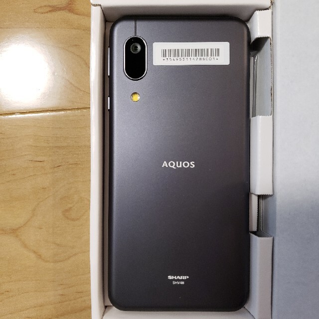 AQUOS(アクオス)のSIMフリー AQUOS sense3 basic ブラック 新品 スマホ/家電/カメラのスマートフォン/携帯電話(スマートフォン本体)の商品写真