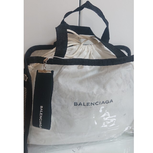 Balenciaga(バレンシアガ)の一点限り‼️BALENCIAGA保存袋とクリアバッグ、リボンセット レディースのバッグ(ショップ袋)の商品写真